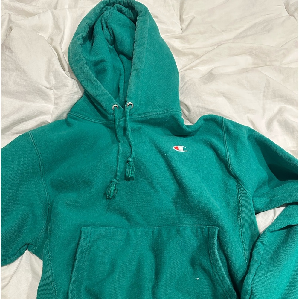 jade green hoodie
